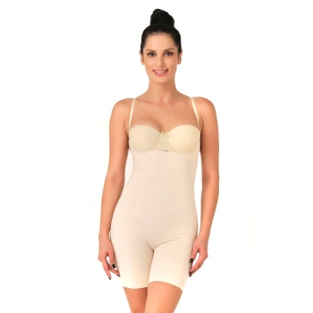 Ten Mı Emay 2758 Lazer Kesim Göğsü Açık Boxer  Korse