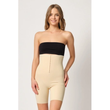 Ten Mı Emay 2832 Yüksek Bel Balen Destekli Agraflı Lazer Korse