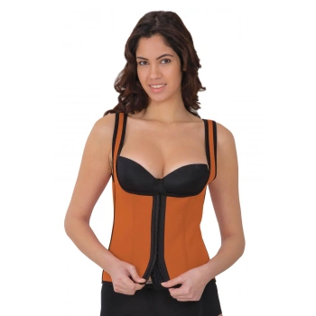 Turuncu Mı 9173 Agraflı Göğsü Açık Atlet Korse