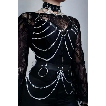 Zincirli Tasma, Sütyen Ve Kemer Takım - Brf454