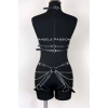 Deri Body Harness, Kadın Deri Fantezi Giyim - Brf1084