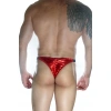 Erkek  Arkası Büzgülü Kırmızı Brazillian Slip