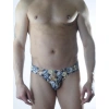 Erkek El Desenli Fantezi Jockstrap
