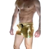 Erkek Gold Lame Short