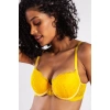 G.colors Balconette Foam Push Up Bra, Sarı Konforlu Ve Şık Sütyen
