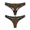 Leopar Desenli Dantelli Fantezi G String Külot