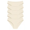 Pk40002 Pamuklu Basic Kadın Bikini Külot 5 Li Paket