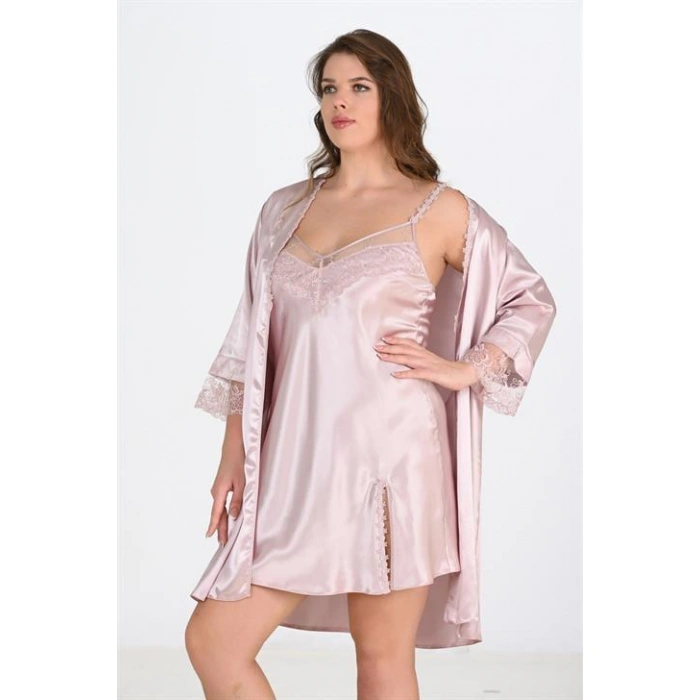 2li Pudra Sabahlık Takımı Bigsize 6214