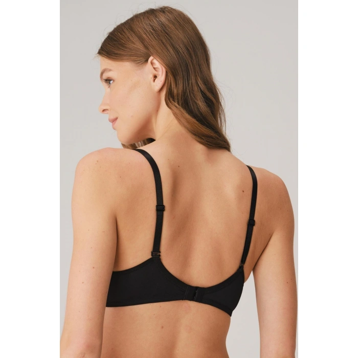 Anıl Balenli Destekli Dolgulu Askıları Çıkabilen Günlük Klasik T-shirt Sütyeni