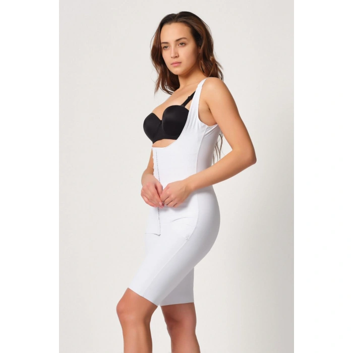 Beyaz Mı Emay 2915 Agraflı Yelek Karyoka Destekli Boy Korse