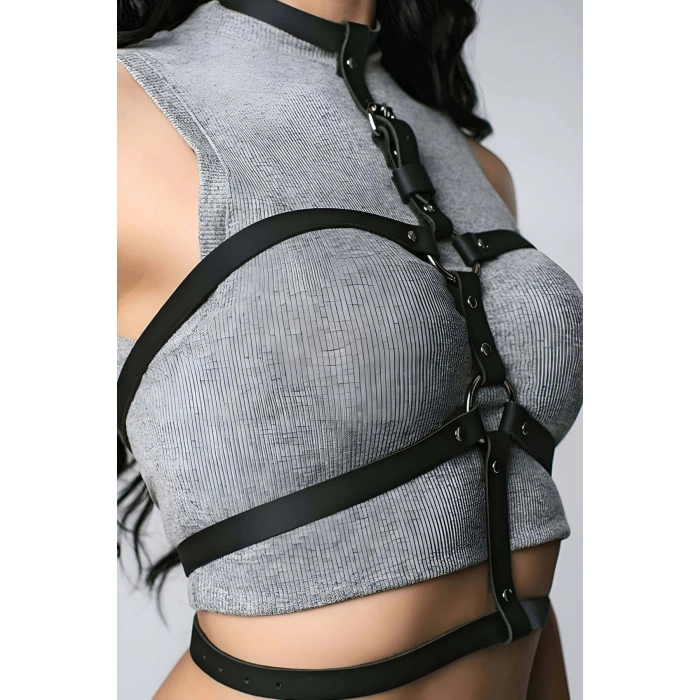 Boyundan Bağlı 3 Sıralı Şık Harness - Brf55