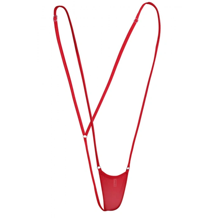 Büyük Beden Kadın Kırmızı Fantezi G String İç Çamaşırı