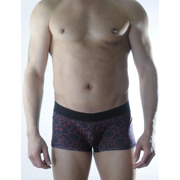 Erkek Daire Desenli Boxer