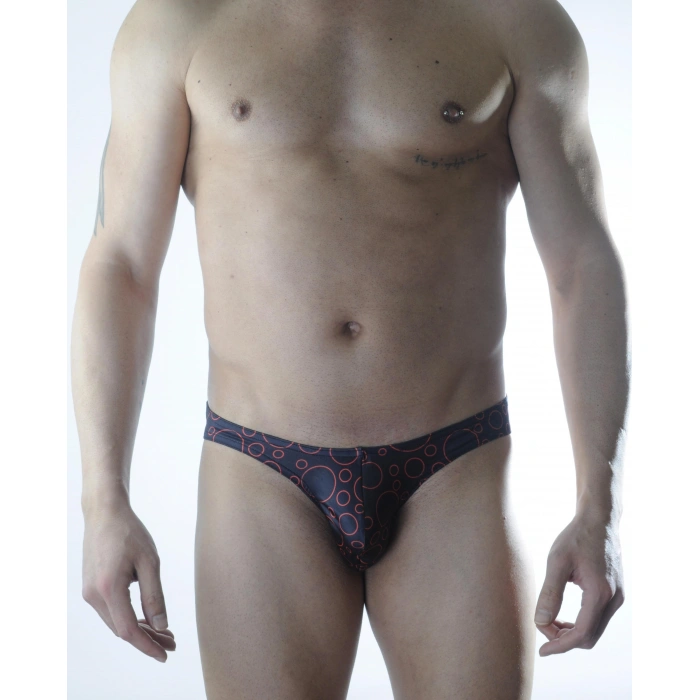 Erkek Daire Desenli Slip Çamaşır