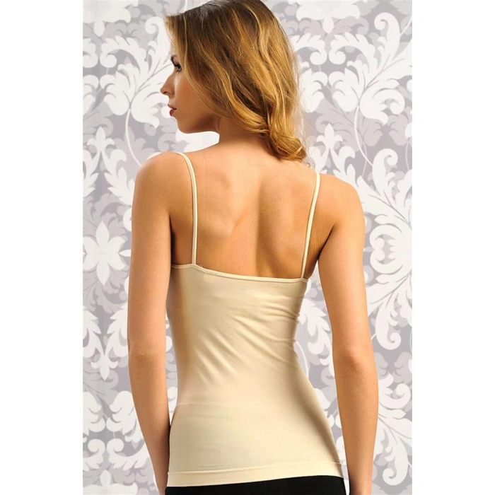 Kadın Dikişsiz İp Askılı Atlet