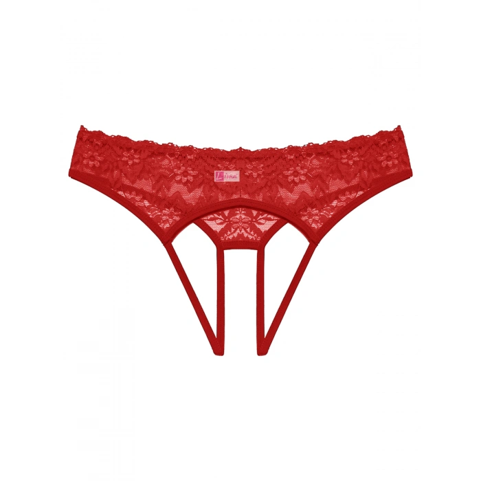 Kadın Kırmızı Dantelli Fantazi Külot