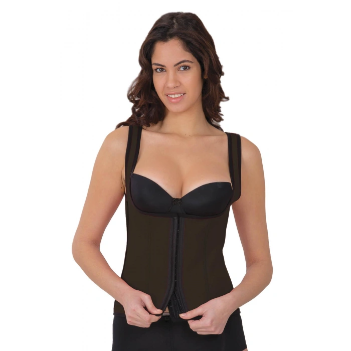 Kahve Mı 9173 Agraflı Göğsü Açık Atlet Korse