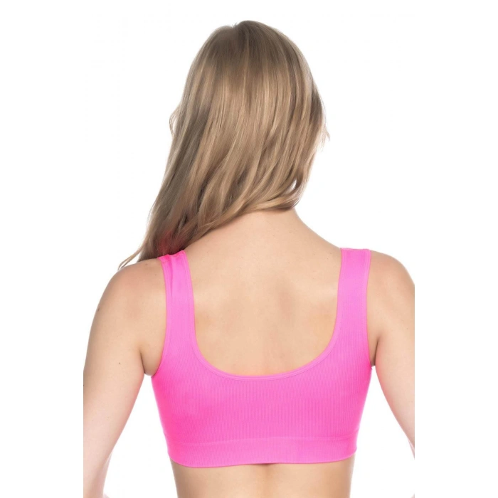 Neon Fuşya Mı Emay 4005 Soft Kalın Askı Büstiyer