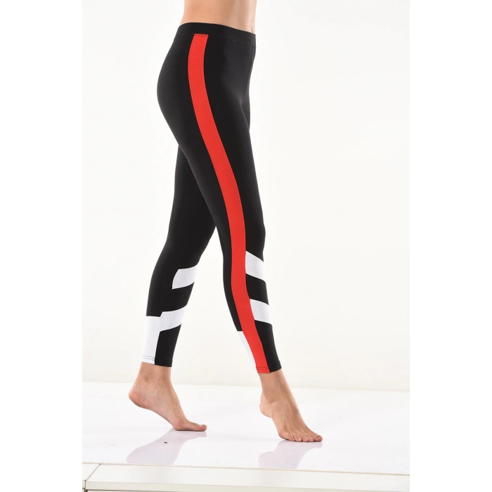 Şeritli Kadın Tayt 0588