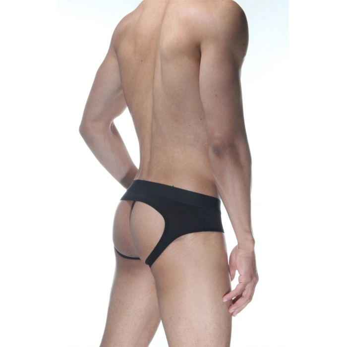 Siyah Jockstrap Erkek  İç Giyim