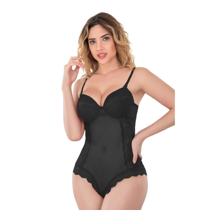 Siyah Mı Emay 176 Dantelli Body