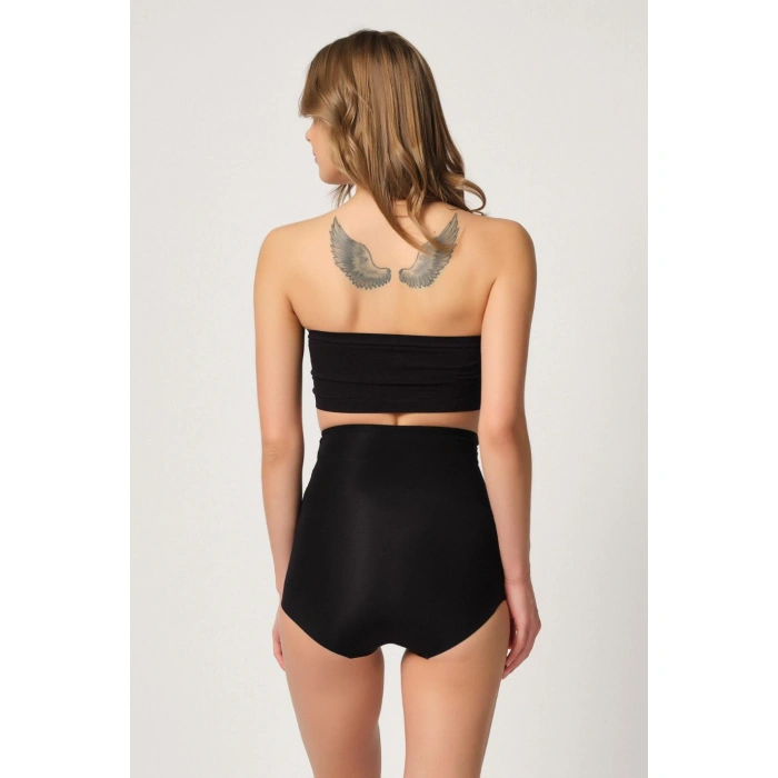 Siyah Mı Emay 2842 Lazer Dantelli Slip Korse