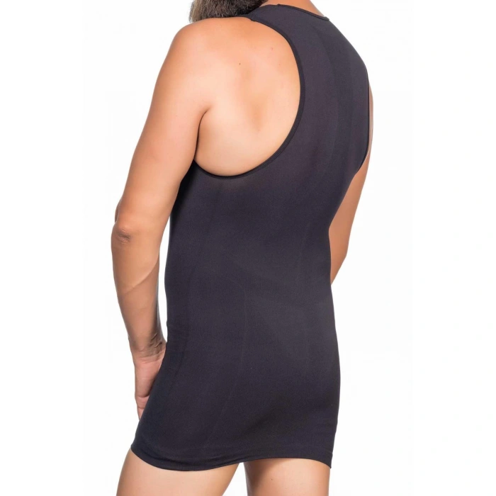 Siyah Mı Emay E1003 V Yaka Erkek Korse Atlet