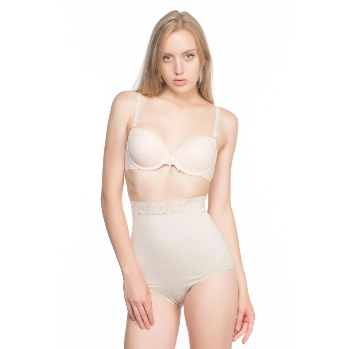 Ten Mı Emay 2028 Dantelli Yüksek Bel Slip Korse