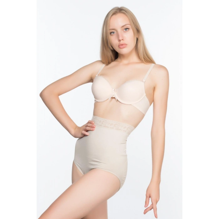 Ten Mı Emay 2028 Dantelli Yüksek Bel Slip Korse