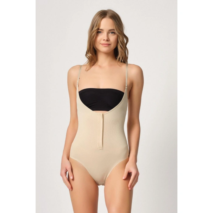 Ten Mı Emay 2043 Göğsü Açık Agraflı Body Korse