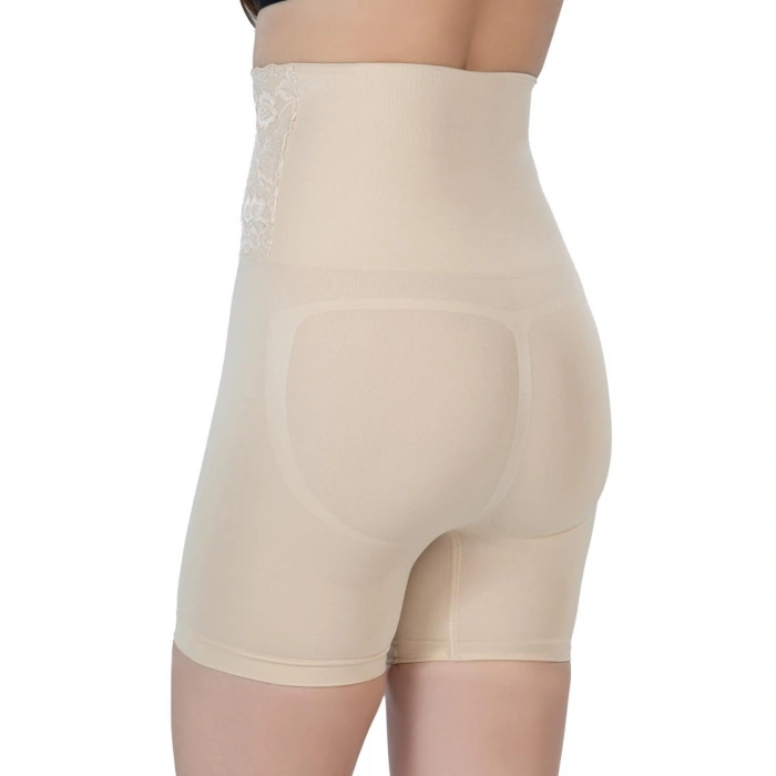 Ten Mı Emay 2091 Önü Dantelli Yüksek Bel Boxer Korse