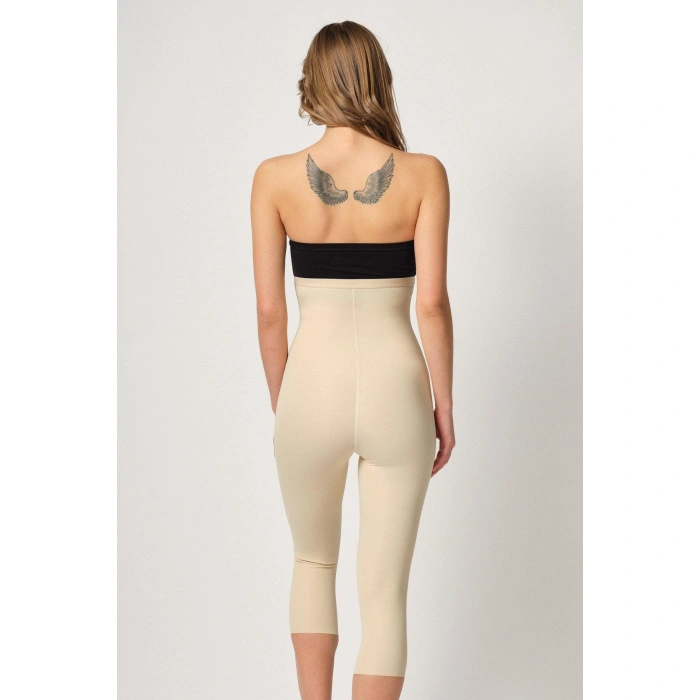 Ten Mı Emay 2868 Fermuarlı Kapri Tayt Lazer Korse