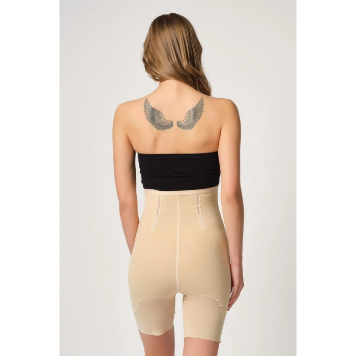 Ten Mı Emay 2928 Ön Agraflı Tül Paçalı Lazer Korse