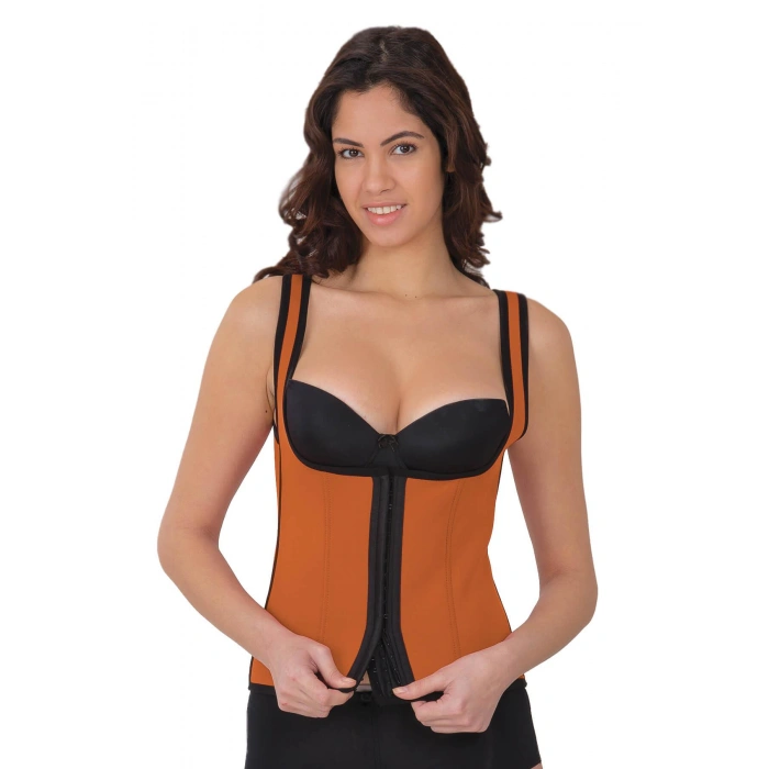 Turuncu Mı 9173 Agraflı Göğsü Açık Atlet Korse