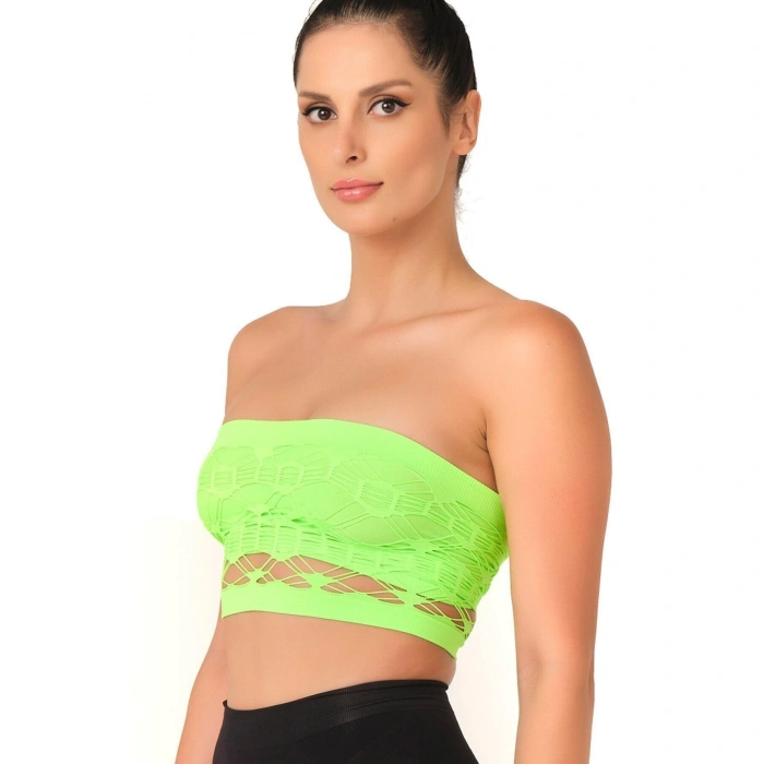 Yeşil Mı Emay 4050 Double Örgü Toparlayıcı Straplez Büstiyer