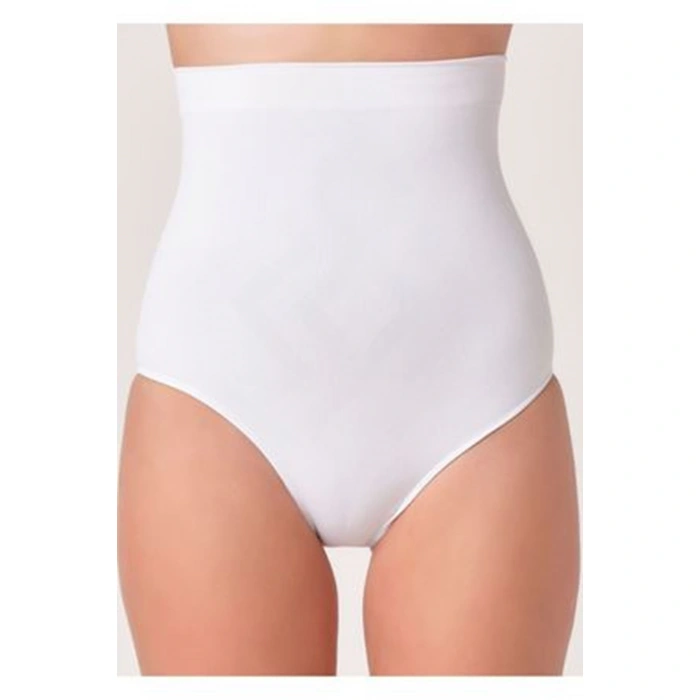 Beyaz Kadın Dikişsiz Slip Korse - 780