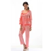 Nar Çiçeği Saten Pijama Takımı - 1413