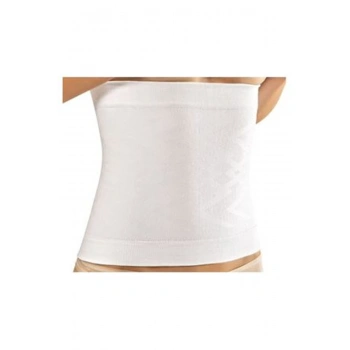 Beyaz Kadın Dikişsiz Bel Korse - 770