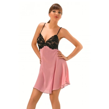 Pembe Tül Gecelik - 647