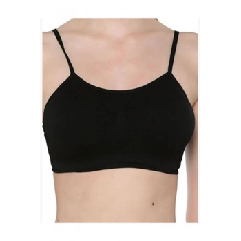 Siyah Kadın Pedli Toparlayıcı Sütyen Korse - 706