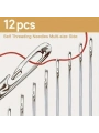12  Kolay İplik Geçirilen İğne Seti