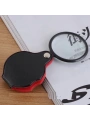 5x50mmmini Büyüteç,cepte Taşınan,optik Lens Katlanabilir Deri Kaplamaxx1051