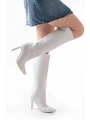 SYT-2004 Beyaz Günlük Bayan Çizme