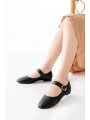 2606 Siyah Baretli Günlük Bayan Ayakkabı