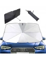 Araba Güneş Gölge Koruyucu Şemsiye Oto Ön Cam Güneşlik(145cm*79cm)