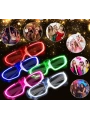 Glow Model 3 Farklı Fonksiyonlu Işıklı Parti Gözlüğü Karışık Renk 12 Adet