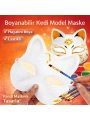 Boyanabilir Kedi Model Maske – Kendi Tasarımını Oluştur