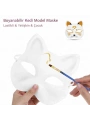 Boyanabilir Kedi Model Maske – Kendi Tasarımını Oluştur