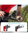 Gidon Bağlantılı 360° Derece Ayarlanabilir 3.5”-7.2” Uyumlu Motosiklet Bisiklet Telefon Tutucu