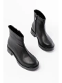 02-3033 Siyah Fermuarlı Günlük Kadın Bot